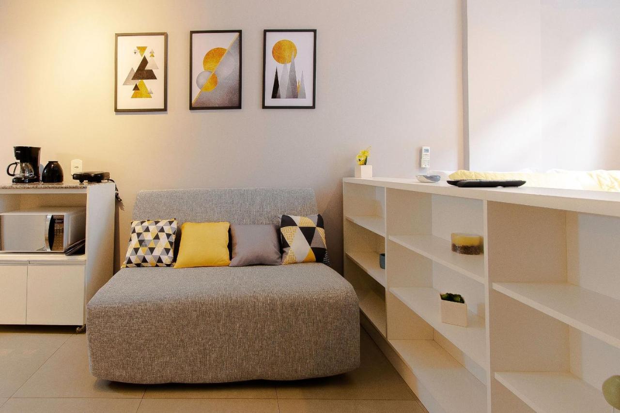 Line Rio: Copacabana Moderno Studio C/ Internet 500Mbps, Smart Tv" E A 50M Da Praia Apartment Rio de Janeiro Exterior photo